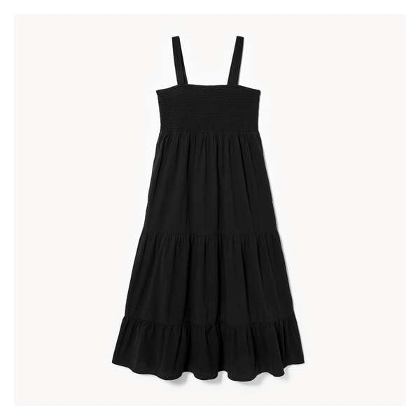 Smocked Maxi Dress - JF Black