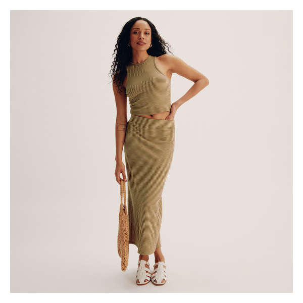 Knit Tank - Olive