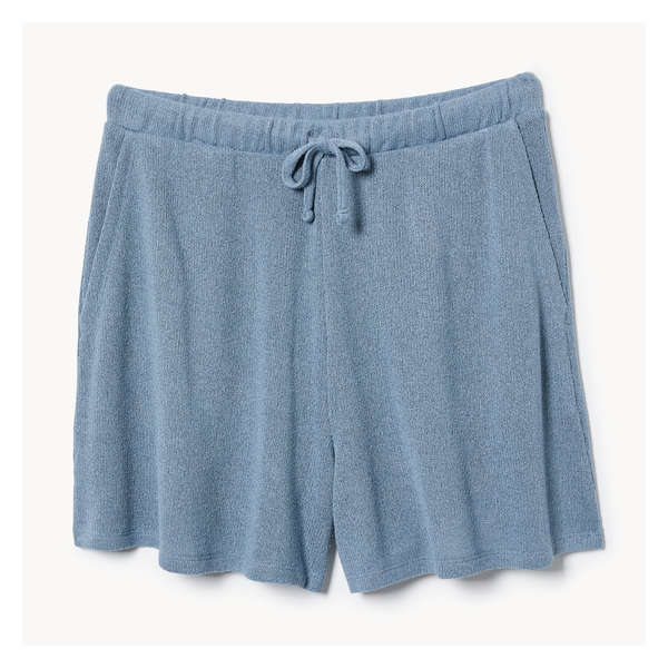 Knit Relaxed Short - Dusty Blue