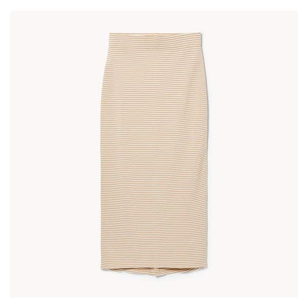 Jacquard Knit Maxi Skirt - Light Khaki Brown