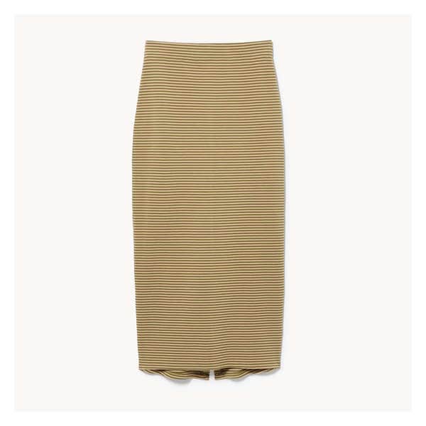Jacquard Knit Maxi Skirt - Olive