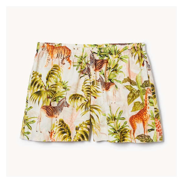 Poplin Sleep Short - Cream