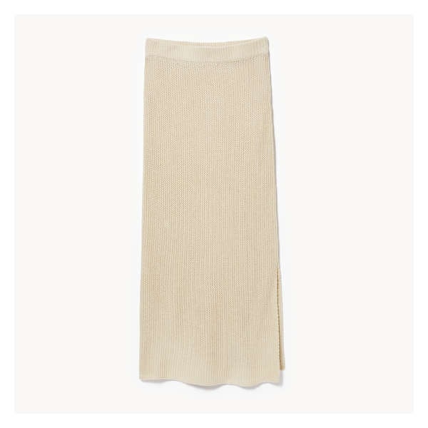 Crochet Maxi Skirt - Cream