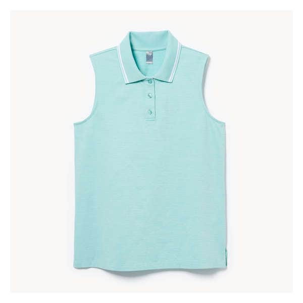 Cami sport style polo de golf - Mélange De Turquoise