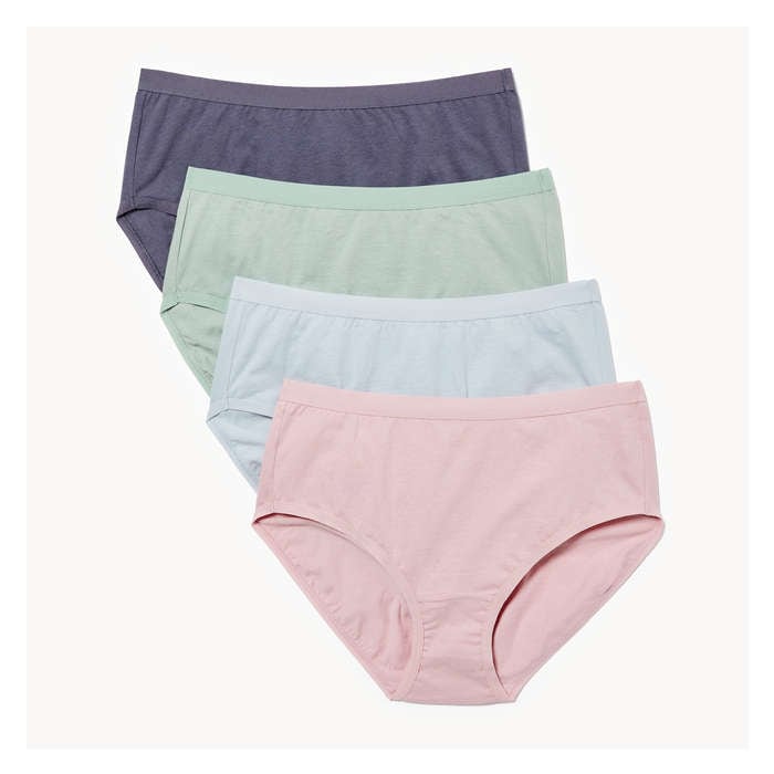 Women's 4-Pack Organic Cotton Brief - Blue