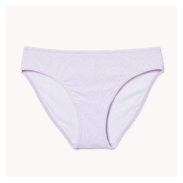 Printed Picot Bikini - Lilac