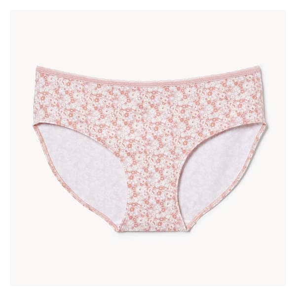 Cotton Lace Hipster - Peach