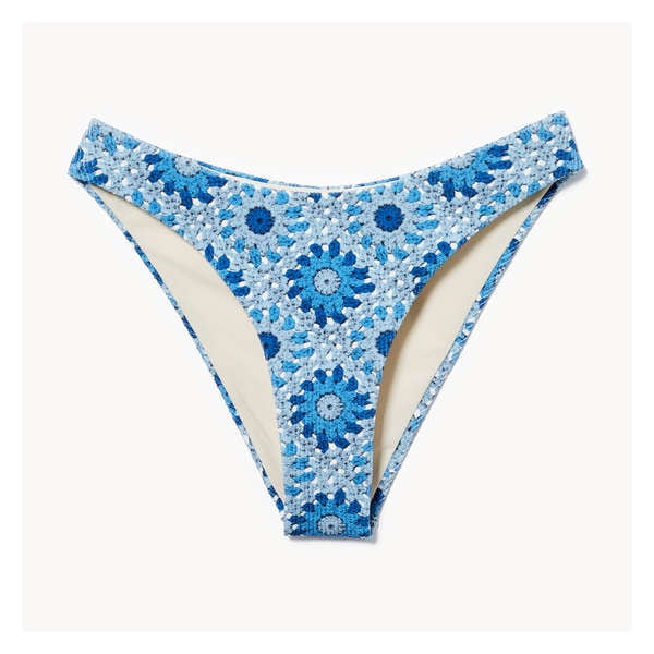 Low Rise Bikini Bottom - Blue