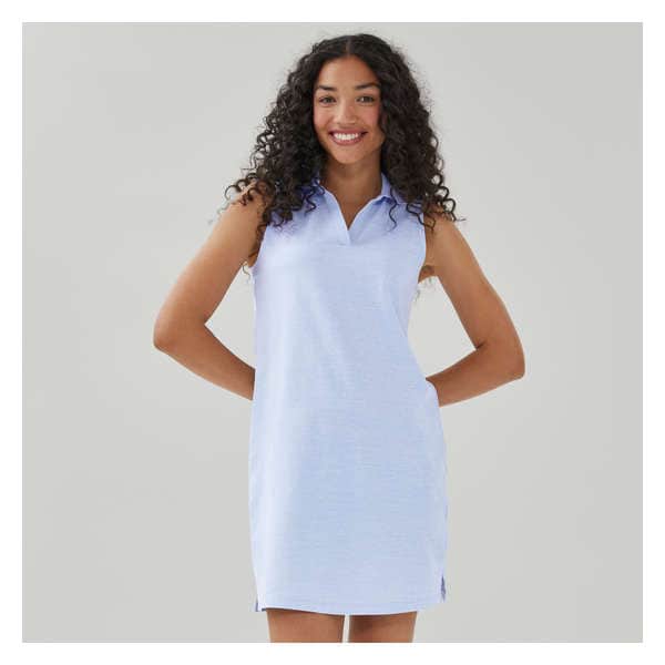 Golf Polo Dress - Blue Mix