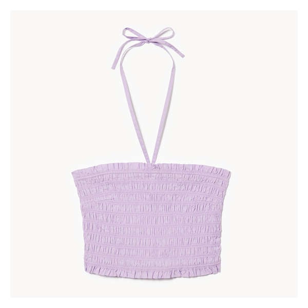 Smocked Halter Top - Light Purple