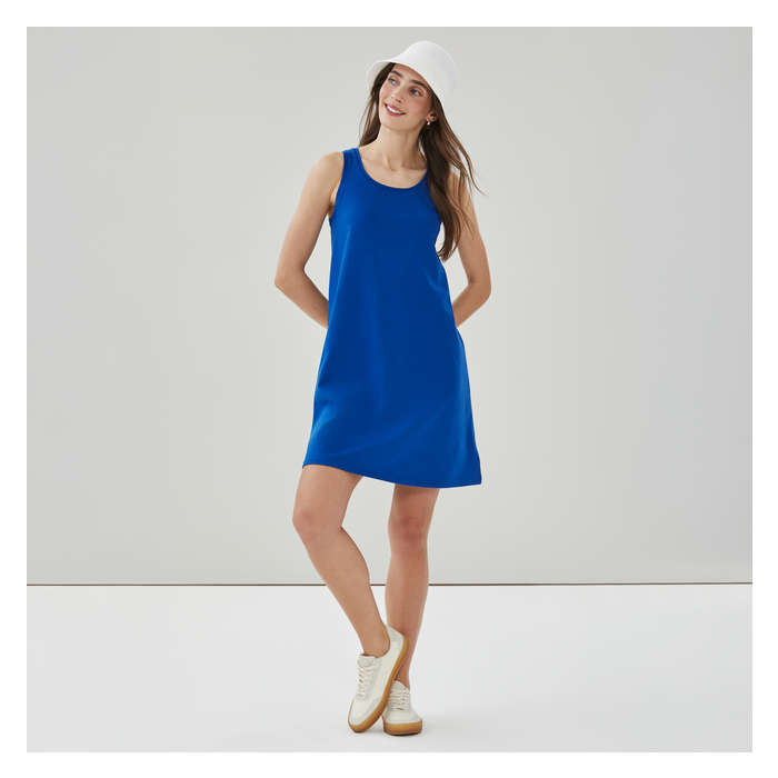 Women's Jersey Tank Dress - Blue