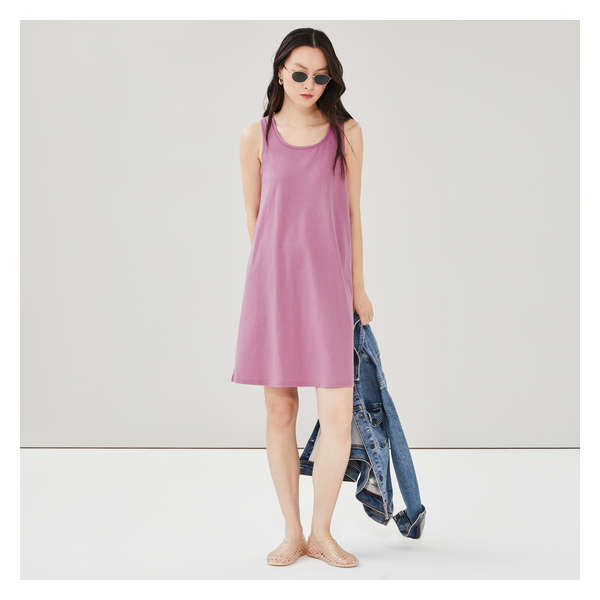 Jersey Tank Dress - Light Mauve