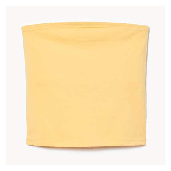 Crop Tube Top - Pastel Yellow
