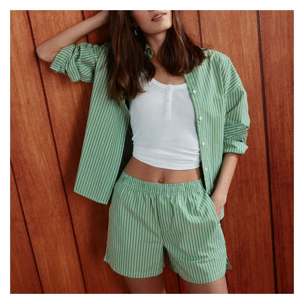 Poplin Short - Green