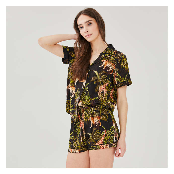 Women's Printed Pajama Short