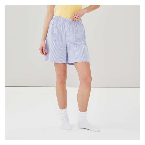 Bermuda de pyjama rayé - LAVANDE