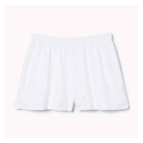 Knit Lace Short - Bright White