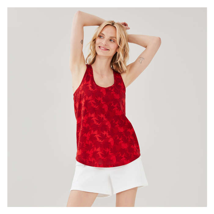 Women's Active Canada Tank - Red
