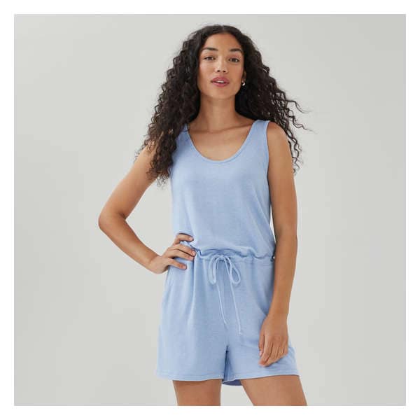 Active Romper - Light Blue Mix