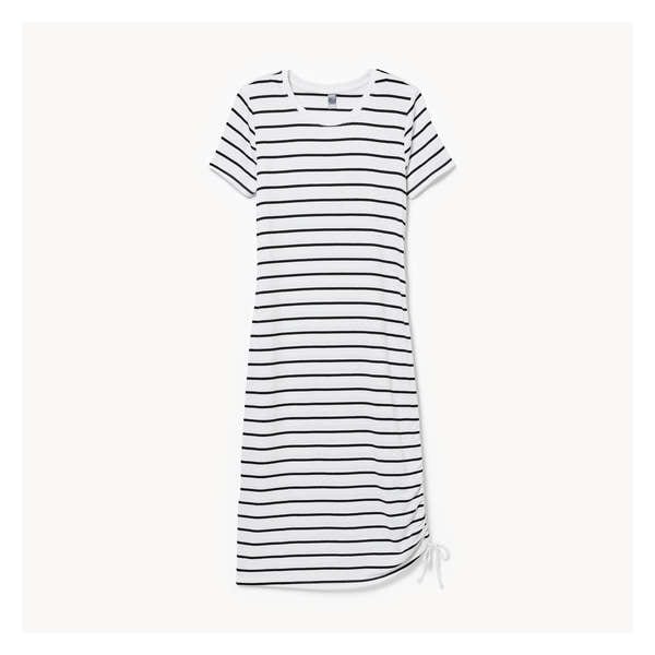 Active Side Ruched Dress - White
