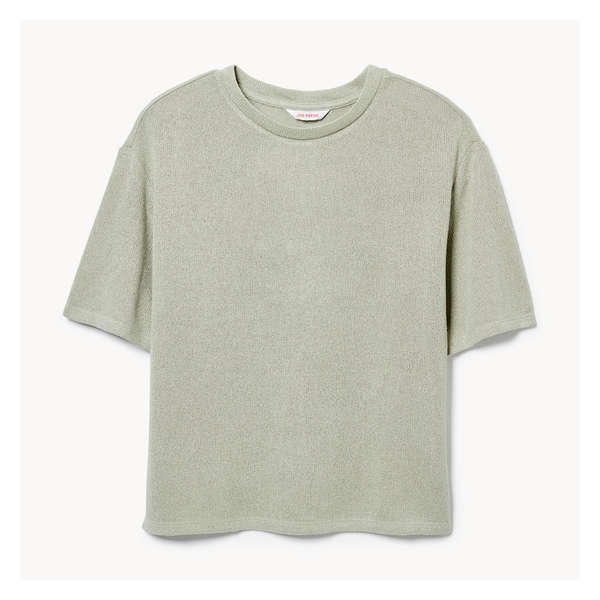 Textured T-Shirt - Khaki Green