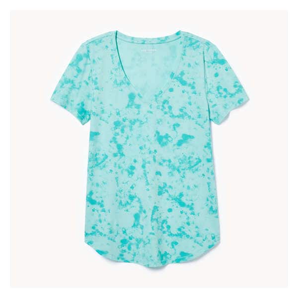 Active V-Neck T-Shirt - Bright Aqua