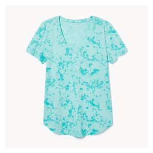 Active V-Neck T-Shirt - Bright Aqua