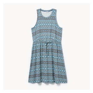 Knit Sleeveless Swing Dress - Cream