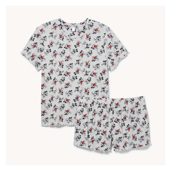 Disney Mickey Mouse 2-Piece Sleep Set - Grey Mix