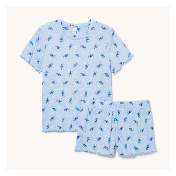 Disney Stitch 2-Piece Sleep Set - Light Blue