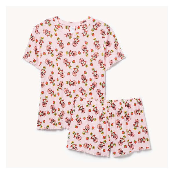 Strawberry Shortcake 2-Piece Sleep Set - Light Pink