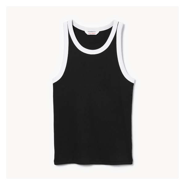Rib Racerback Tank - Black