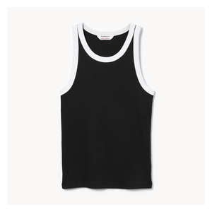 Rib Racerback Tank - Black