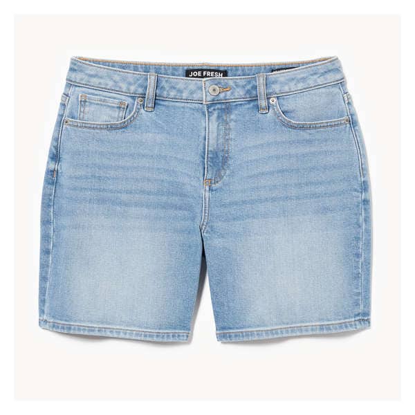 Light Wash Relaxed Fit Denim Short - Light Wash