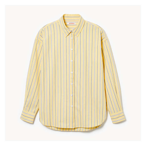 Oversized Poplin Shirt - Pastel Yellow