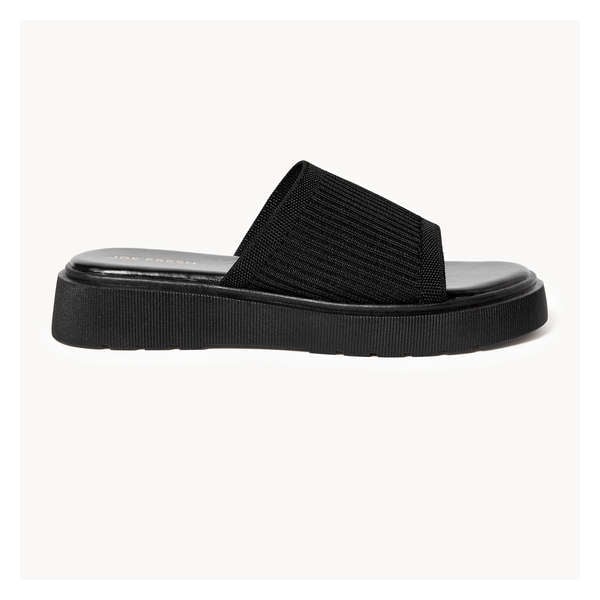 Knit Slides - Black