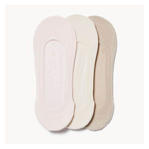 3-Pack Ultra Low Footlets - Rose