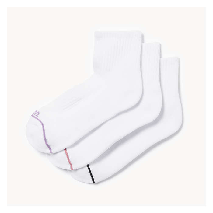 Women's Bench 3-Pack Quarter-Crew Socks