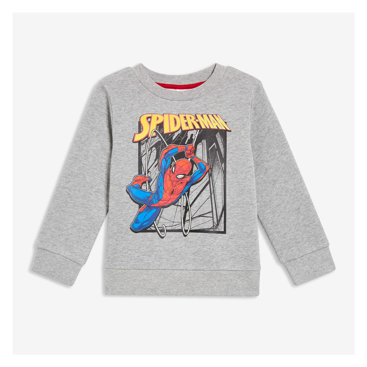 Marvel Spider-Man Sweater in Light Grey 