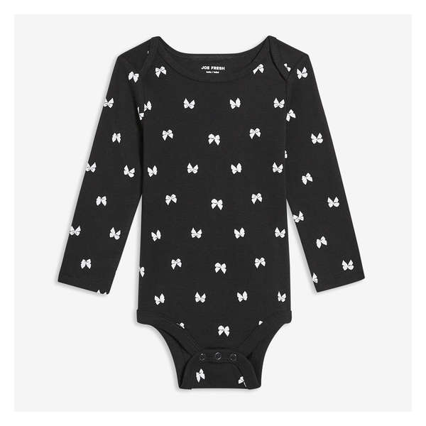 Baby Girls' Printed Bodysuit - JF Black