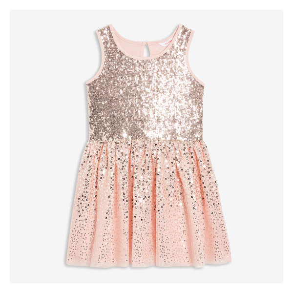 Kid Girls’ Sequin Dress - Dusty Pink
