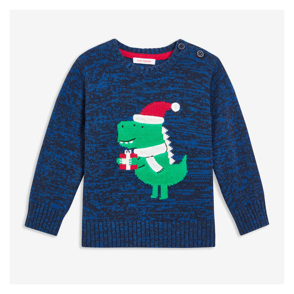 Baby Boys' Graphic Sweater - Navy Mix