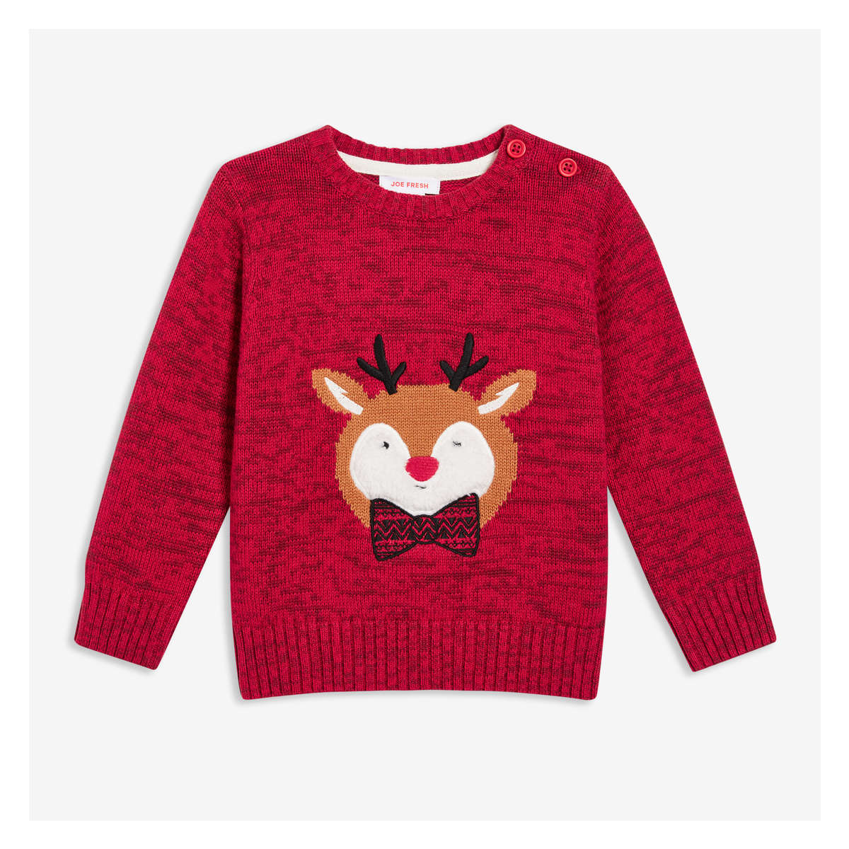Baby Boys' Graphic Sweater in Red Mix from Joe Fresh