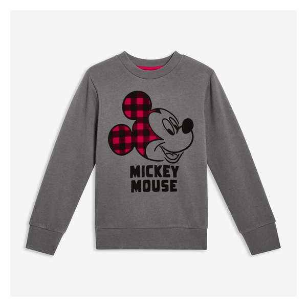 Kid Disney Mickey Mouse Pullover - Charcoal