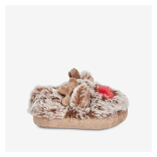 Toddler Boys' Slippers - Brown