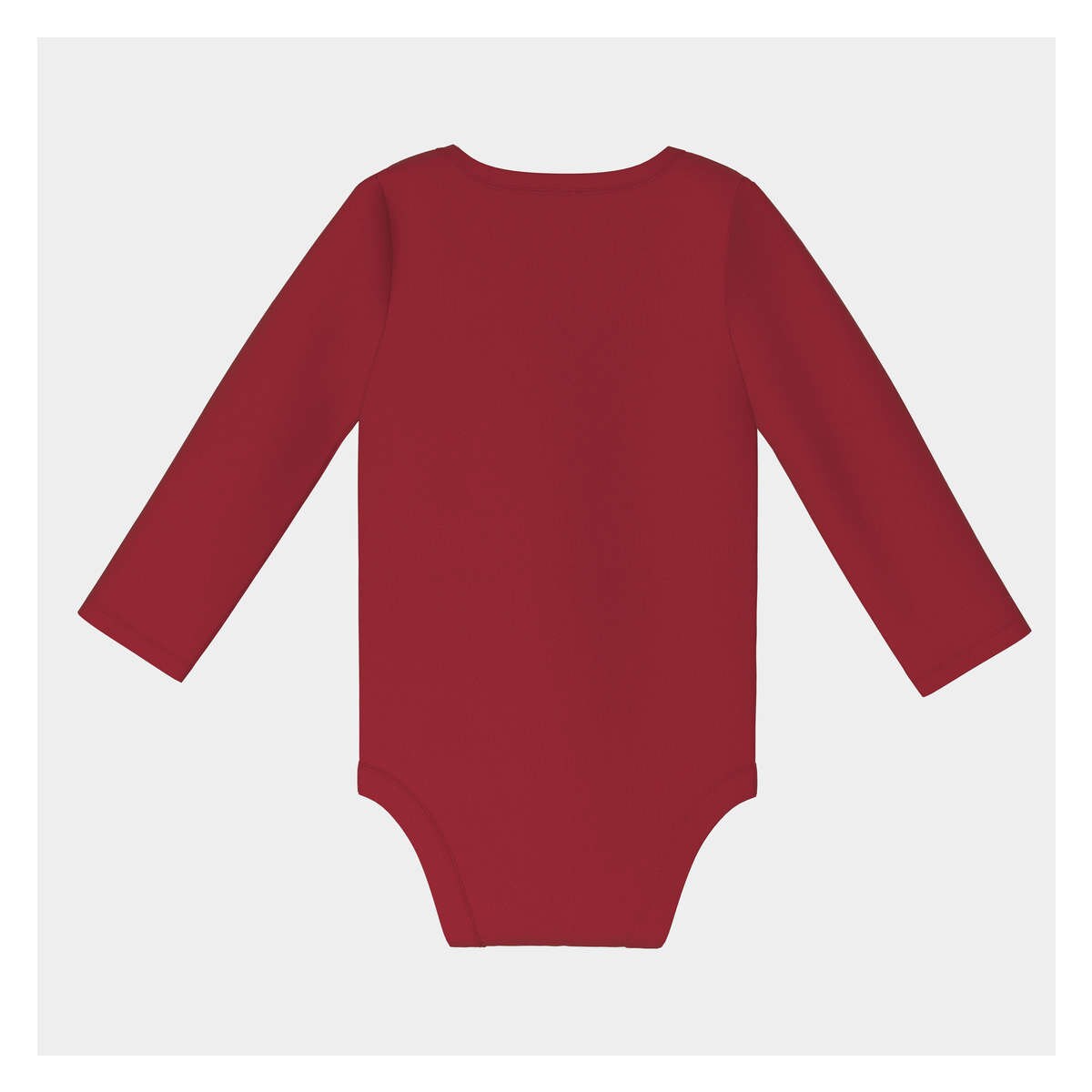 burgundy long sleeve onesie