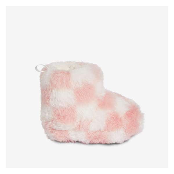 Baby Girls' Slipper Booties - Light Pink