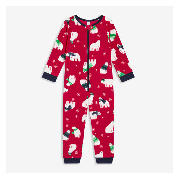  Toddler Holiday Sleeper - Bright Red