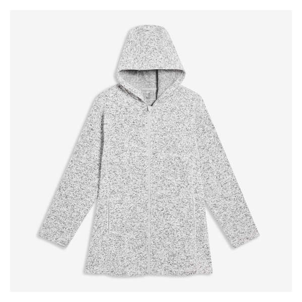 Women+ Hooded Active Jacket - Light Grey Mix