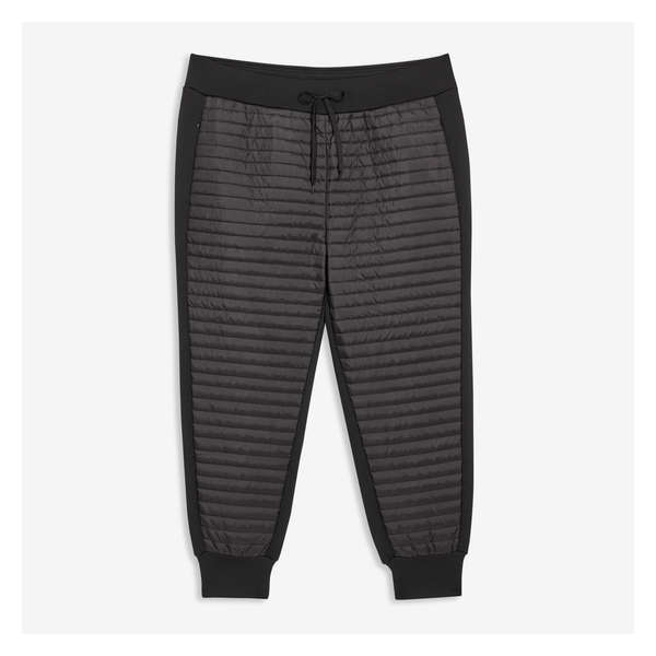 Women+ Quilted Active Jogger - Black